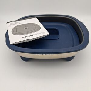 TUPPERWARE MICROPRO GRILL Micro Pro Series Microwave Grilling Base & Lid Cooking